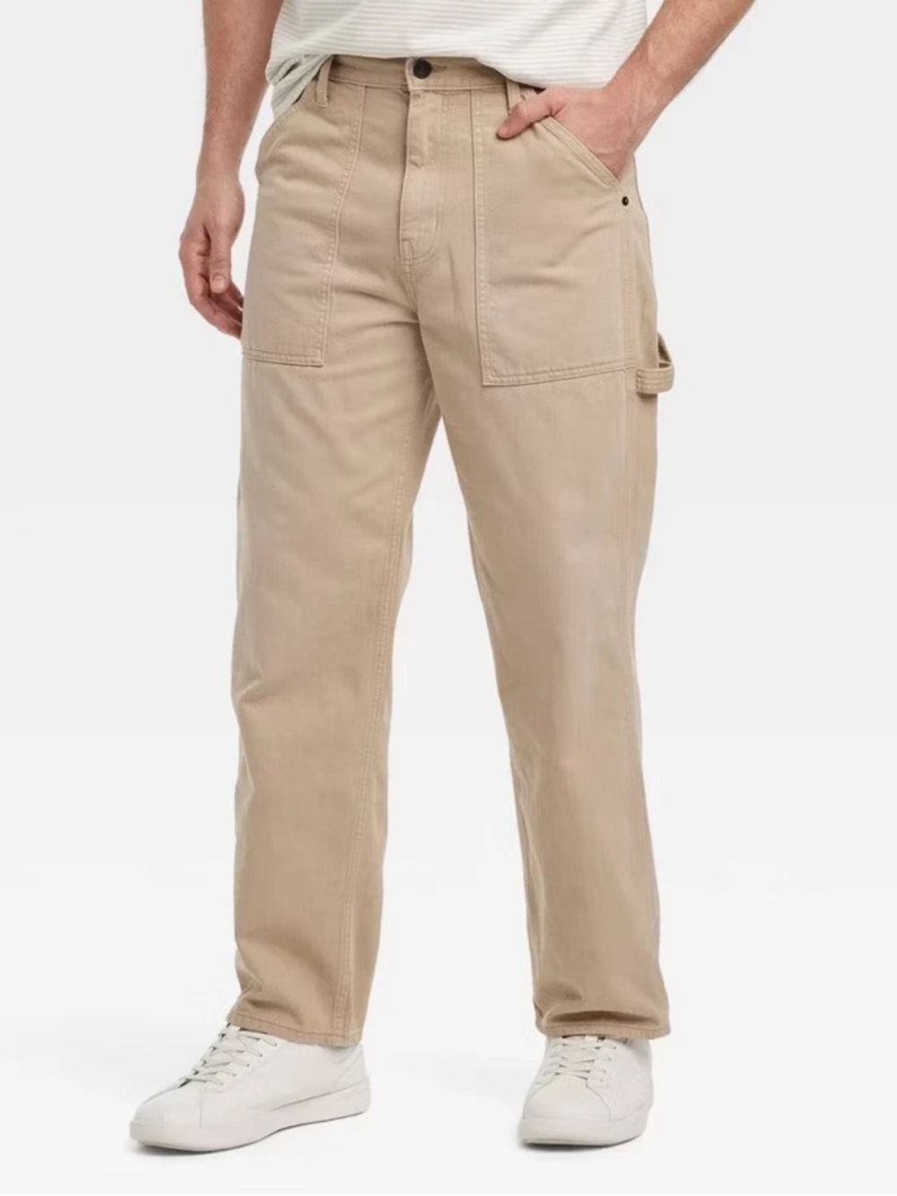 Men's Vintage Relaxed Straight Fit Utility Pants - Goodfellow & Co 40x32